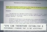 Emails show indications that the EPA is corrupt – kowtows to green groups EPA Can Therefore Establish a Performance Standard that is Not Achievable.