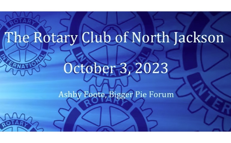 BPF Rotary Speech from Ashby Foote